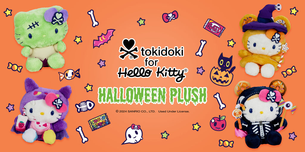 tokidoki x Hello Kitty Halloween Plushies