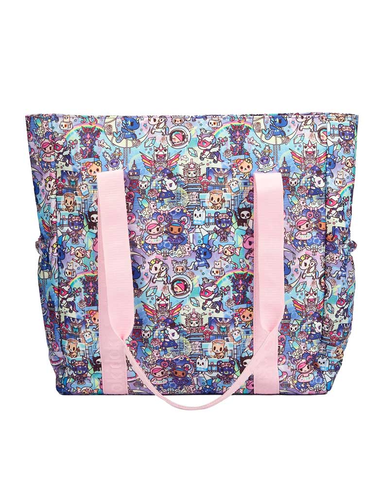 digital princess side pocket tote