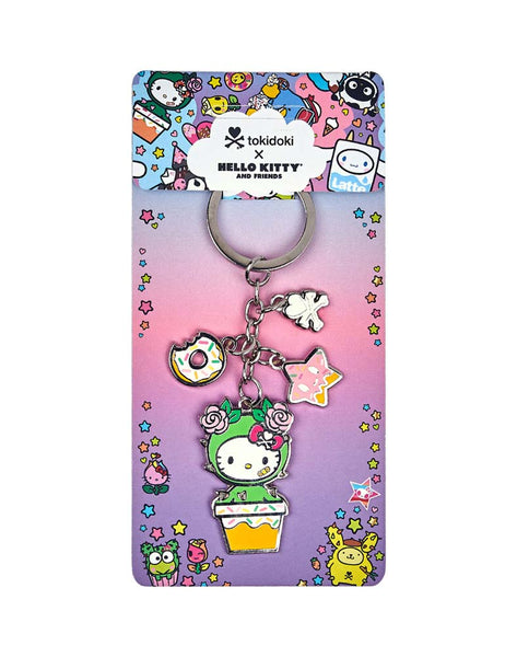 Hello Kitty Keyring with Hello Kitty Charm
