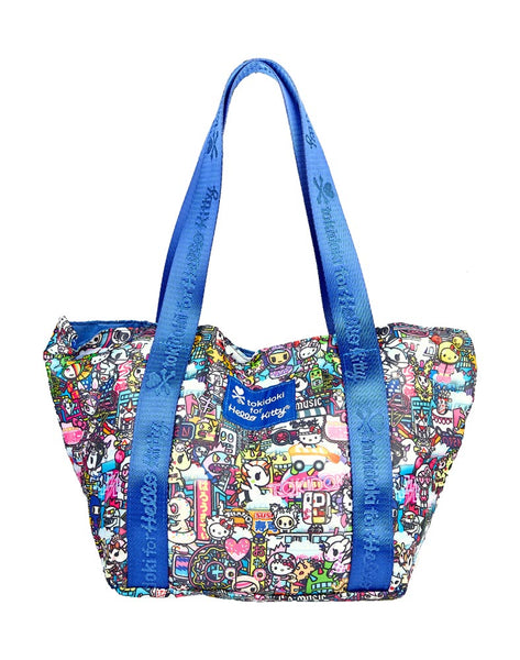 tokidoki x Hello Kitty Midnight Metropolis 2-way Shoulder Tote Bag