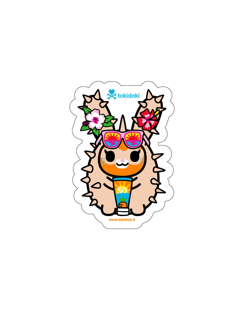 sunny bunny die cut sticker