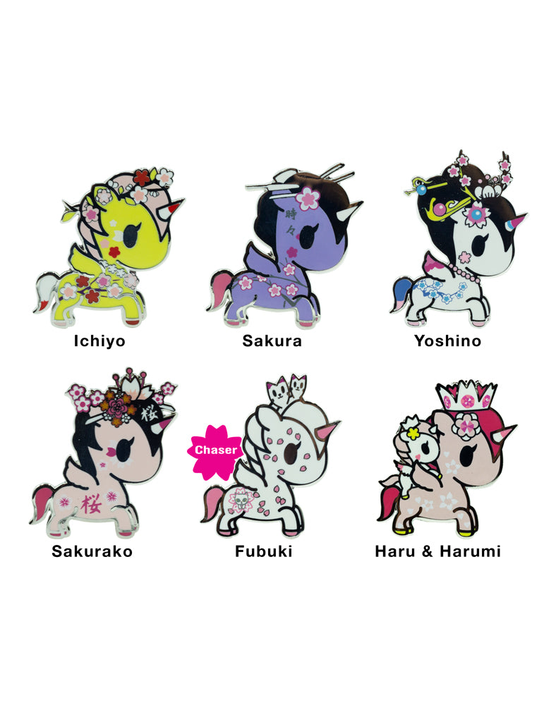 Tokidoki Sakura Unicorn Badge Blind Box Souvenir Gift For Children