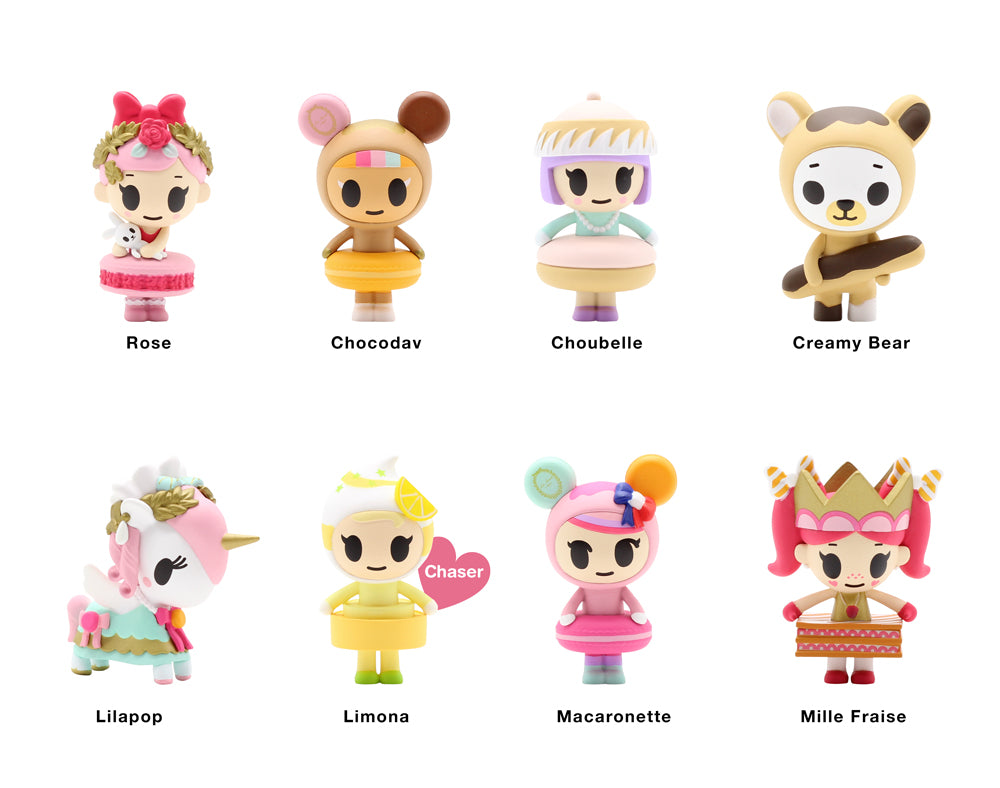 Ladurée x tokidoki Blind Box Roster