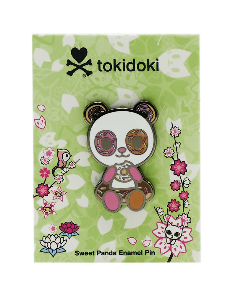 sweet panda enamel pin