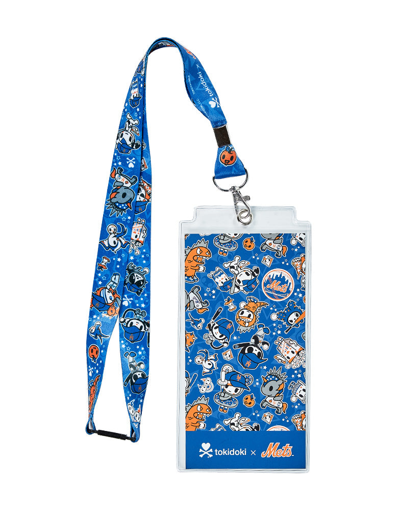 tokidoki x mlb new york mets lanyard